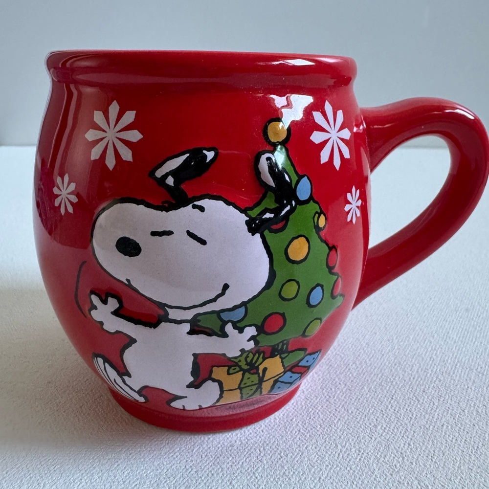 Snoopy Red Holiday Coffee Mug